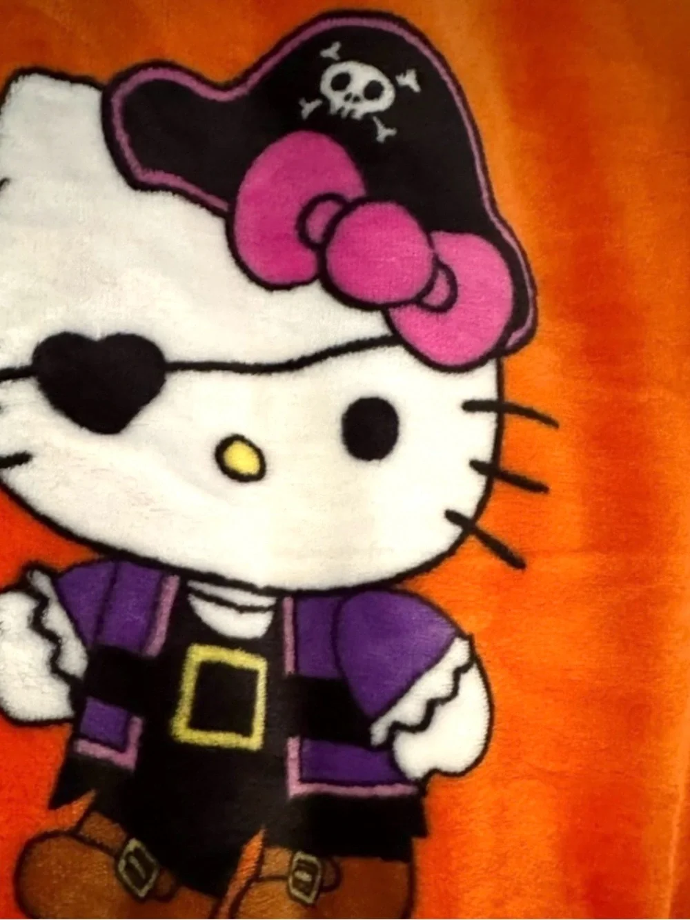2 PACK Hello Kitty Halloween Throw Blankets! Both are 60